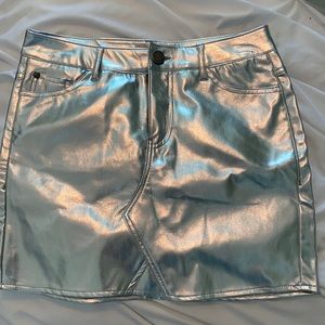Funky metallic skirt